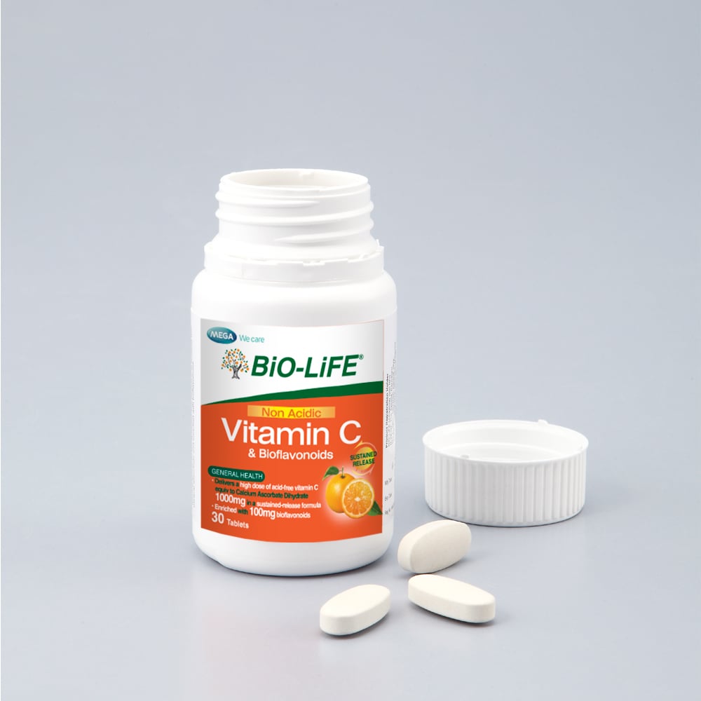NON ACIDIC VITAMIN C 30S_BOTTLE & CAPSULE