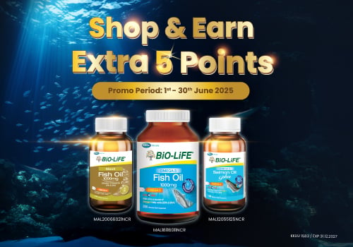BiO-LiFE Omega-3 Fish Oil: Shop & Earn Extra 5 Points