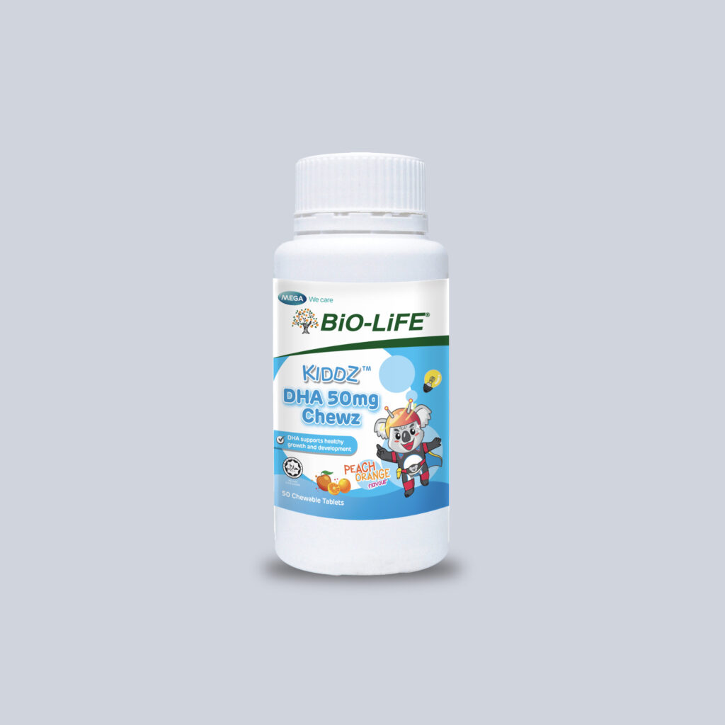 Dha Biolife Kiddz DHA 50mg Chewz for Brain Development & Focus